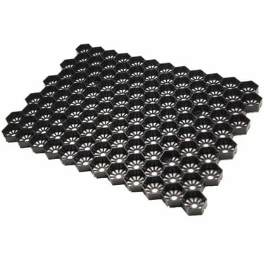 Easygravel 3XL splitplaat zwart schuin