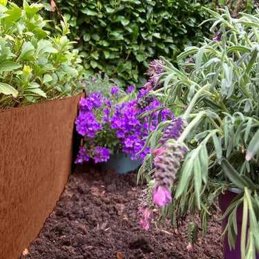 Multi-Edge METAL corten 150x37,5cm aangelegd