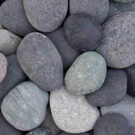 Beach pebbles zwart 16 - 25mm