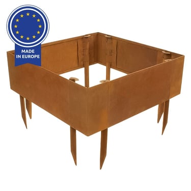 Multi-Edge ADVANCE Corten staal Borderbak 60x60x20cm
