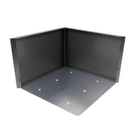 Bodemplaat FLORA 60x60x40cm geïnstalleerd