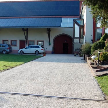 Castle grind aangelegde oprit