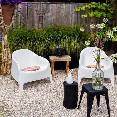 Castle grind aangelegde tuin