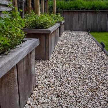 Castle grind aangelegde tuin