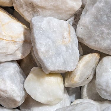 Crystal White breuksteen 40 - 80mm (4 - 8cm) (nat)