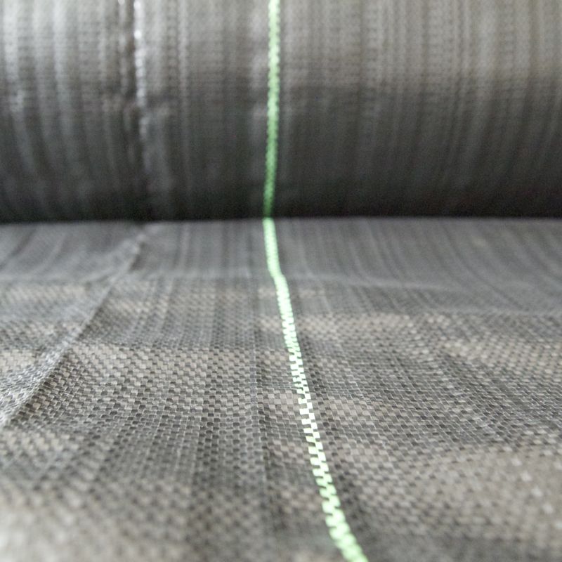 anti-worteldoek detail rol met streep