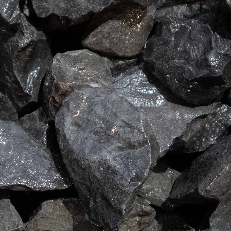 Basalt breuksteen 50 - 80mm (5 - 8cm) (nat)