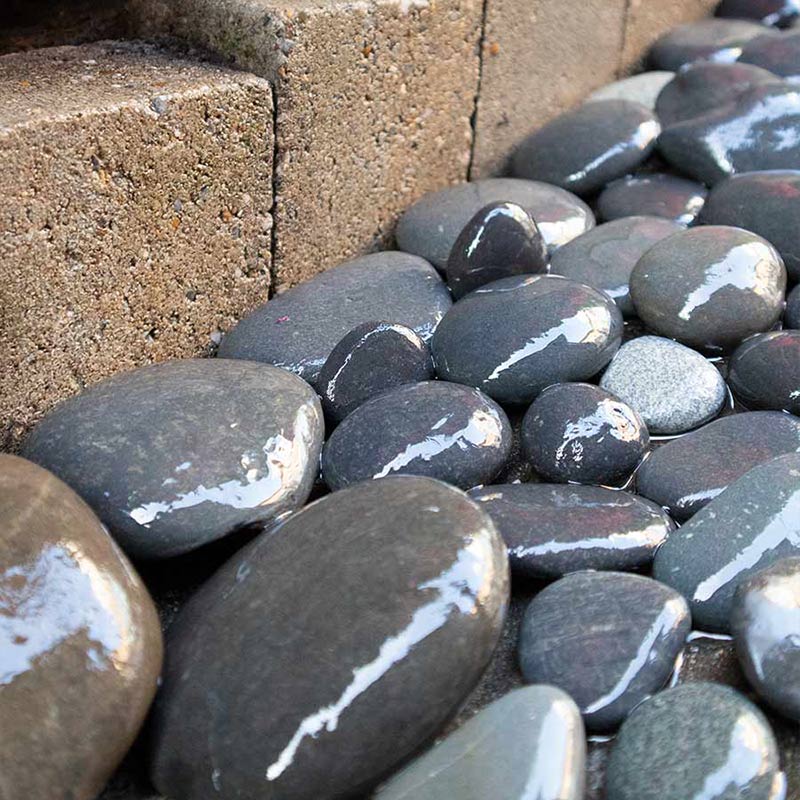 Beach Pebbles Large 30 - 60mm (3 - 6cm) aangelegd (nat)