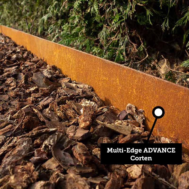 Multi-Edge Advance Corten staal aangelegd