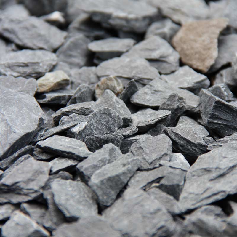 Canadian slate zwart 15 - 30mm detail