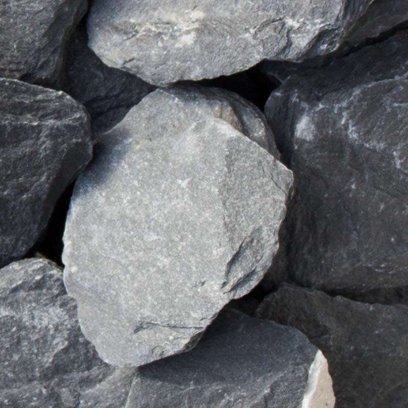 Canadian Slate zwart breuksteen 60 - 180 (6 - 18cm)