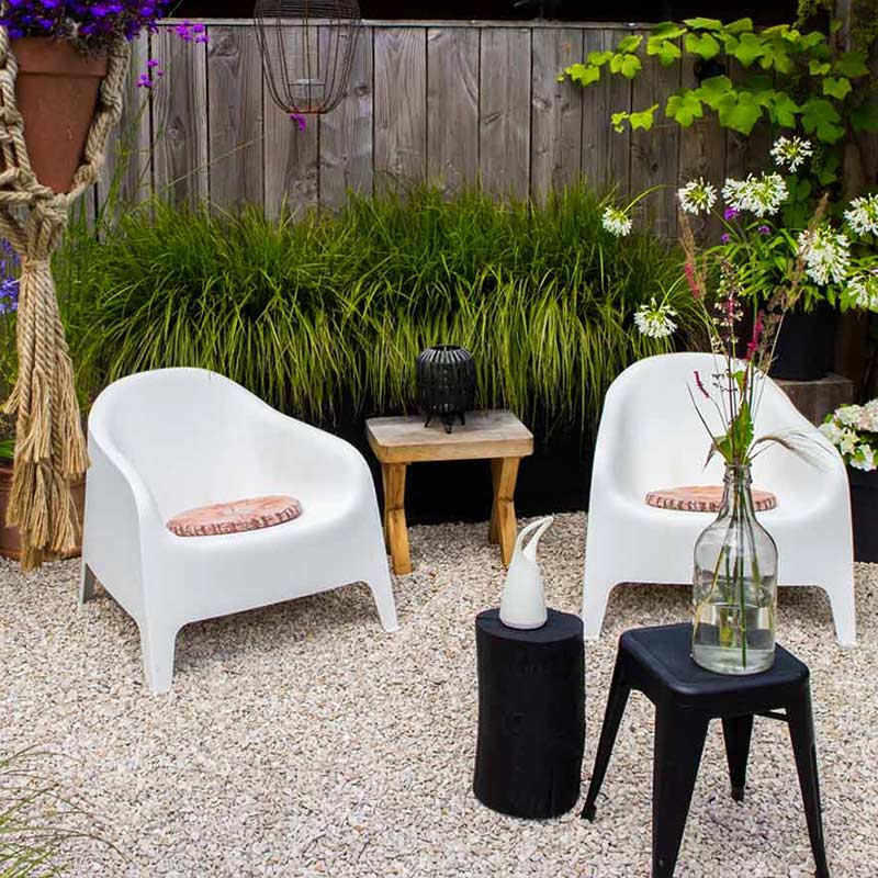 Castle grind aangelegde tuin
