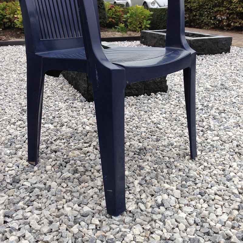 Easygravel splitplaat klein aangelegd 