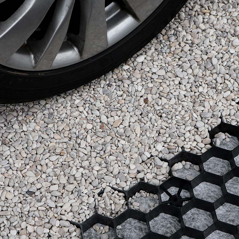 EuroGravel PLUS zwart berijdbaar met personenvoertuigen