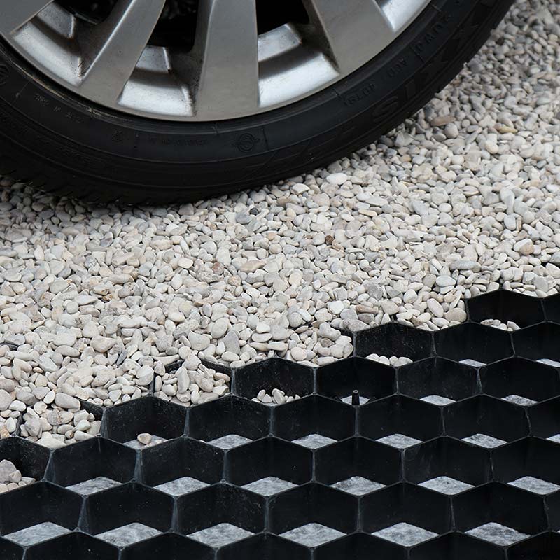 EuroGravel PLUS splitplaten berijdbaar met personenvoertuigen
