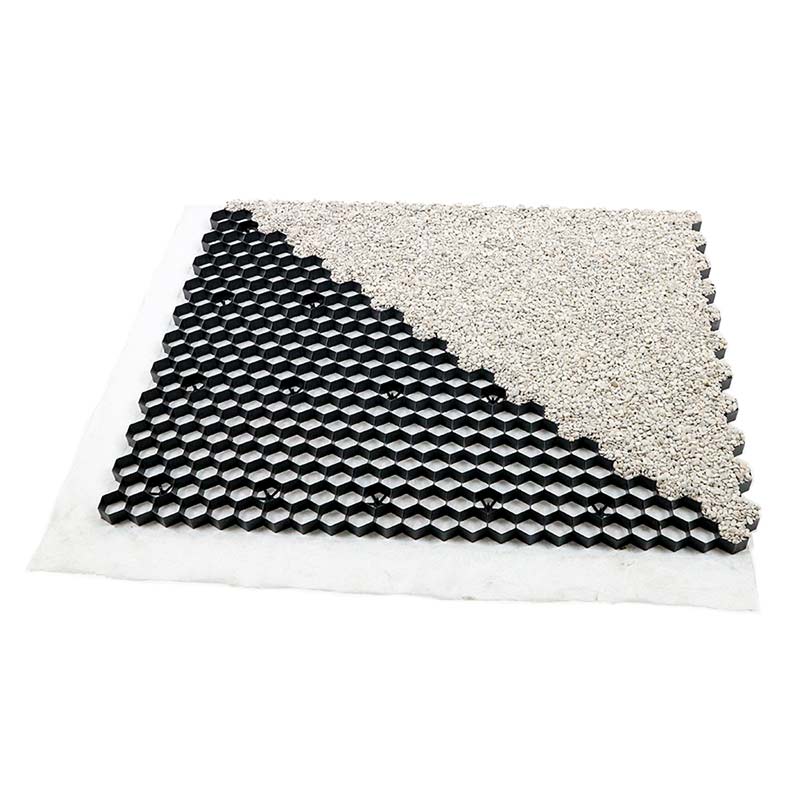 EuroGravel PLUS zwart half gevuld