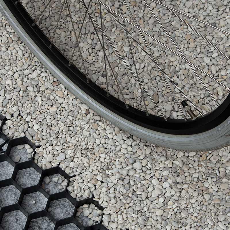 EuroGravel PLUS zwart prettig berijdbaar met fiets