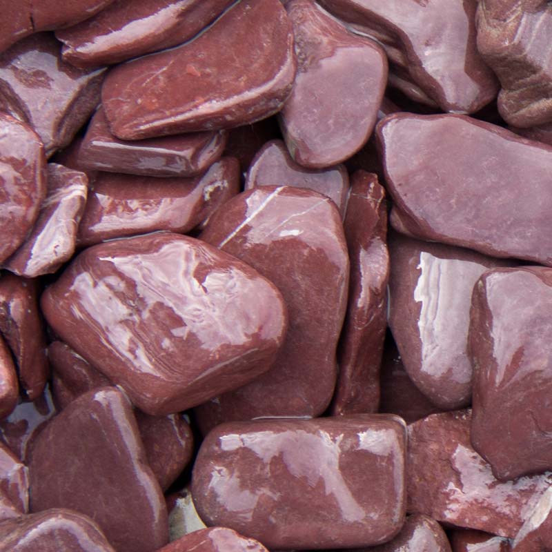 Flat Pebbles paars 30/60mm (nat)