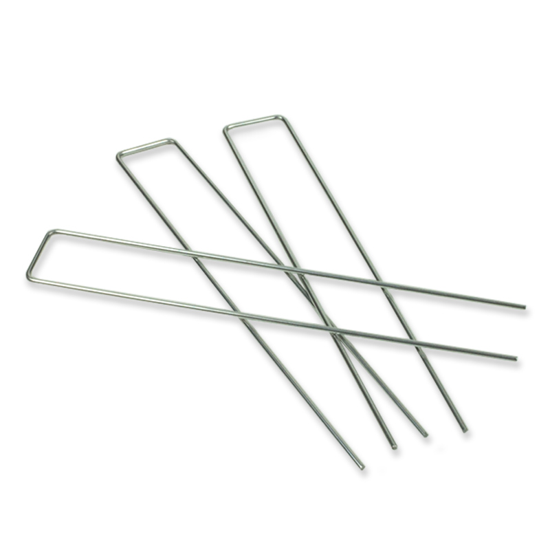 Grondpennen U-vorm verzinkt, 25,5cm x 4cm x 3mm