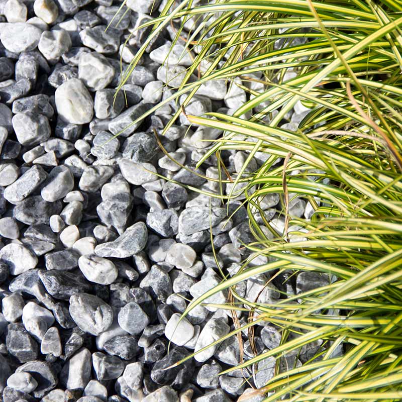 Icy blue grind 16 - 25mm aangelegd