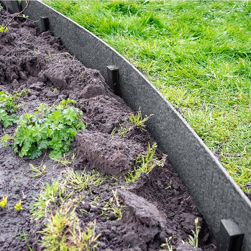 Multi-Edge ECO paaltjes zwart montage achterzijde