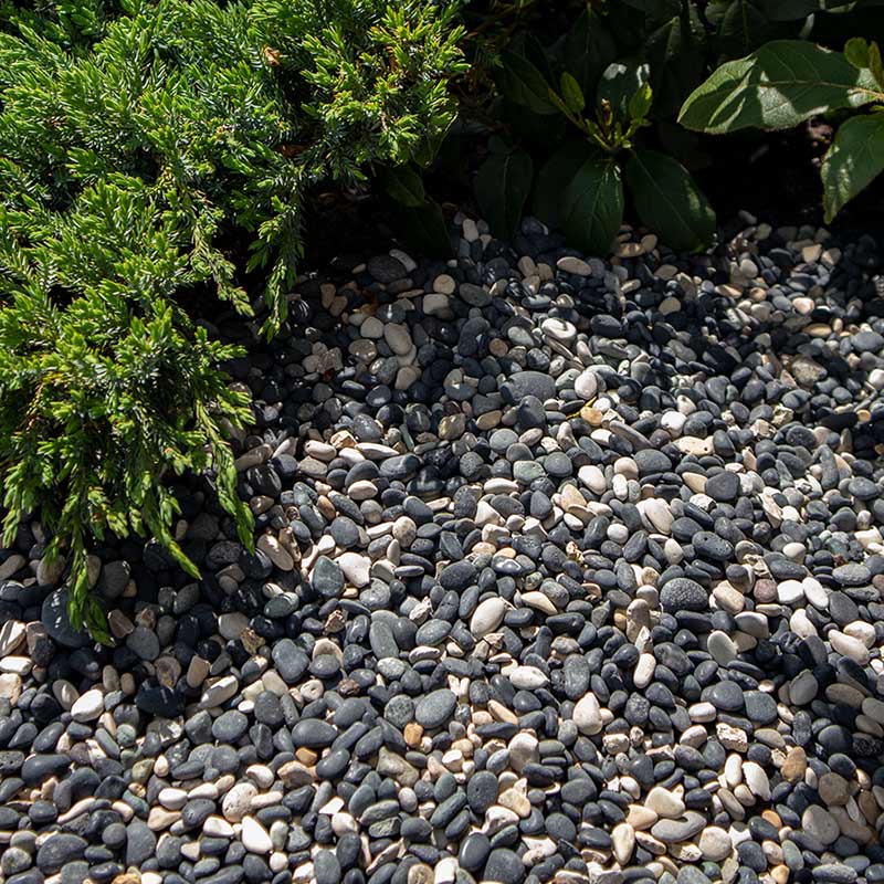 Natural Blend Pebbles 5 - 8mm aangelegd tuin