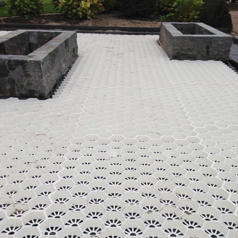 Easygravel 3XL splitplaat wit aanleg