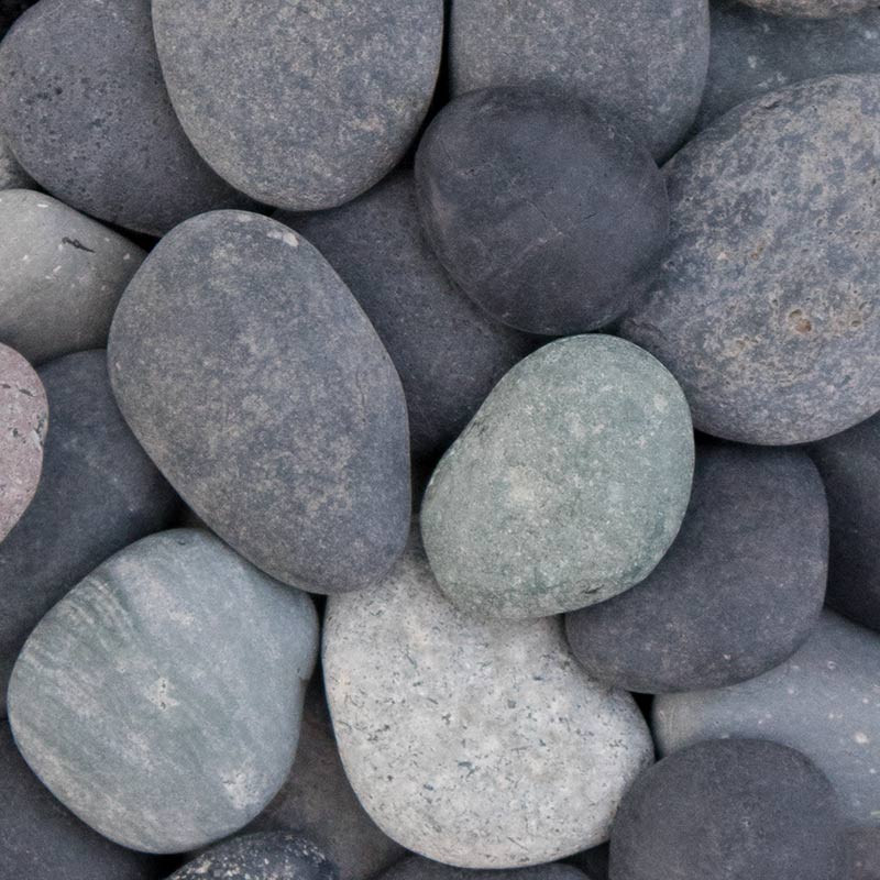 Beach pebbles zwart 16 - 25mm