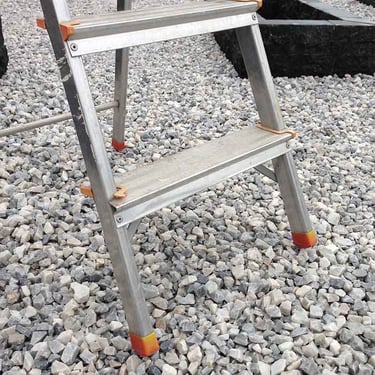 Easygravel 3XL splitplaat wit aangelegd