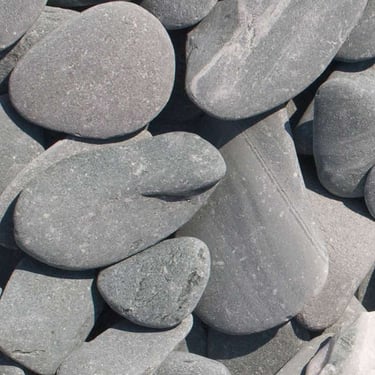 Flat Pebbles groen 30 - 60mm