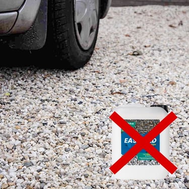 Easihold, niet geschikt voor opritten