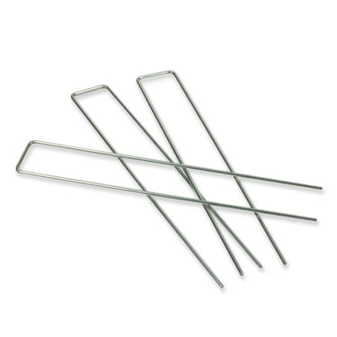 Grondpennen U-vorm verzinkt, 25,5cm x 4cm x 3mm