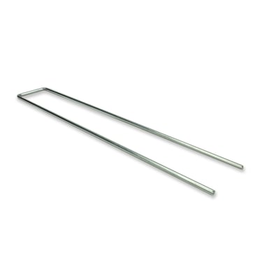 Grondpennen U-vorm verzinkt, 25,5cm x 4cm x 3mm