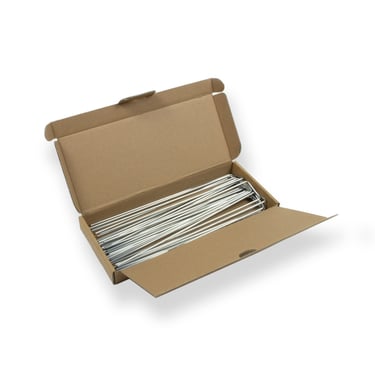 Grondpennen U-vorm verzinkt, 25,5cm x 4cm x 3mm - Doos 20 stuks