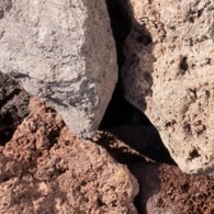 Lava breuksteen losgestort