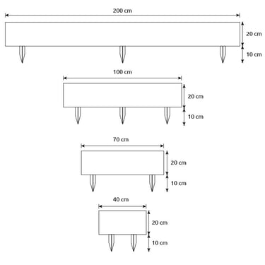 Multi-Edge ADVANCE Afboording Corten staal, per stuk