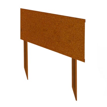 Multi-Edge ADVANCE Afboording Corten staal 40x20cm