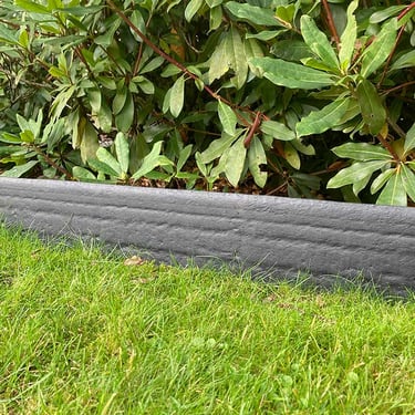 Multi-Edge ECO afboording recht grijs 20cm aangelegd