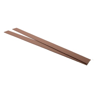 Multi-Edge ECO afboording recht bruin - corten