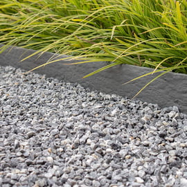 Multi-Edge ECO Recht Grijs 2m 14cm hoogte aangelegd