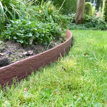 Multi-Edge ECO borderrol 20m bruin - corten 10cm aangelegd