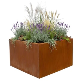 Multi-Edge FLORA High Plantenbak Corten staal aangelegd