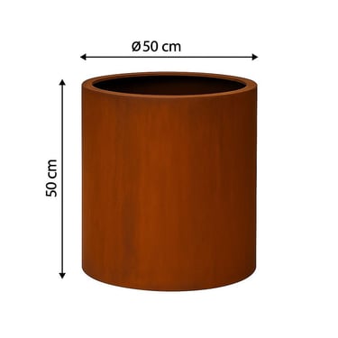 Multi-Edge FLORA Plantenbak Cortenstaal Rond ⌀ 50x50cm