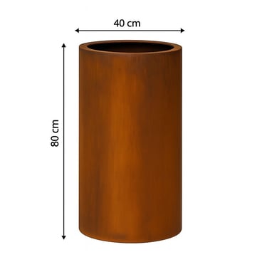 Multi-Edge FLORA Plantenbak Cortenstaal Rond 80x40cm