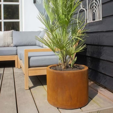 Multi-Edge FLORA Plantenbak Cortenstaal Rond 40x80cm
