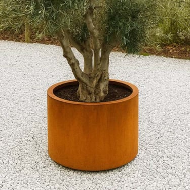 Multi-Edge FLORA Plantenbak Cortenstaal Rond 50x50cm