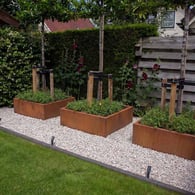 Multi-Edge FLORA High Plantenbak Corten staal