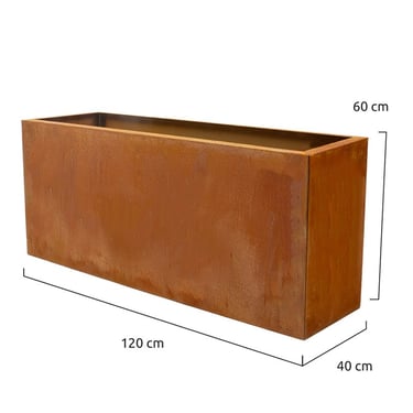 Multi-Edge FLORA High Plantenbak Corten staal 120x40x60cm