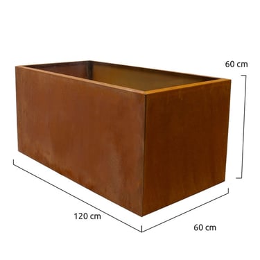 Multi-Edge FLORA High Plantenbak Corten staal 120x60x60cm