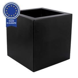 Multi-Edge FLORA Plantenbak Zwart 30x30x30cm